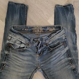 Buckle black skinny Jeans 23x32